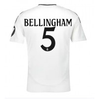 Billiga Real Madrid Jude Bellingham #5 Hemma fotbollskläder 2024-25 Kortärmad